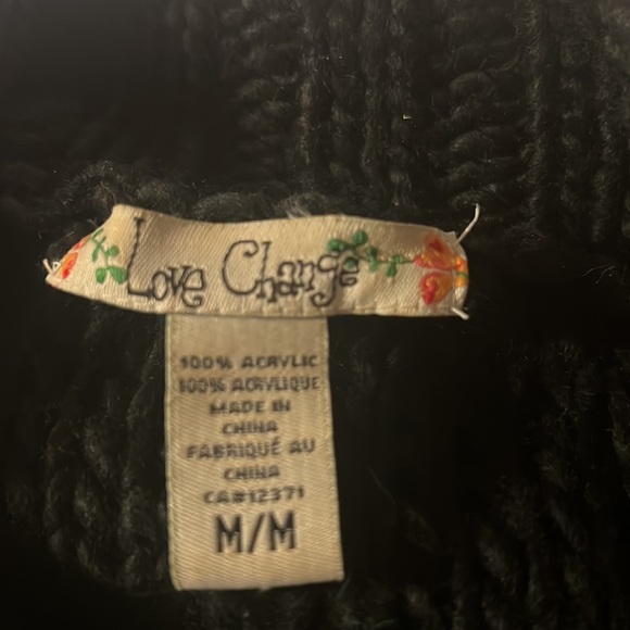 Black, cowl neck sweater - Picture 2 of 2